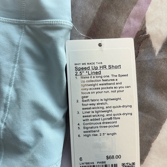 NEW Lululemon Speed Up HR Short 2.5” Lined - Picture 5 of 8